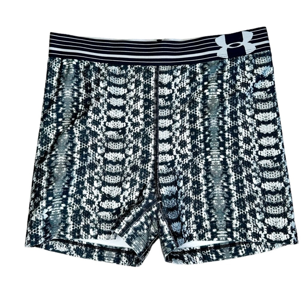Under Armour HeatGear Snakeskin Spandex Shorts (Size S - See Size Note)